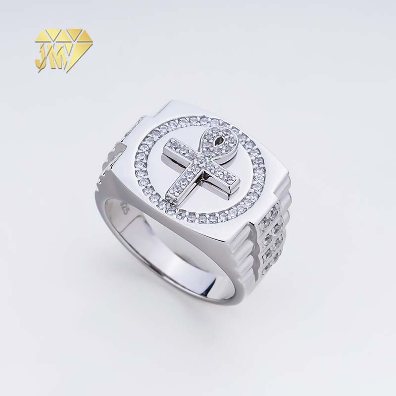Rapper Diamond Ring Sterling Silver 925 Wholesale