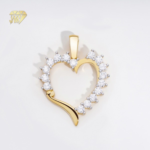 14K Gold Heart Shape Pendant Necklace Bulk Orders