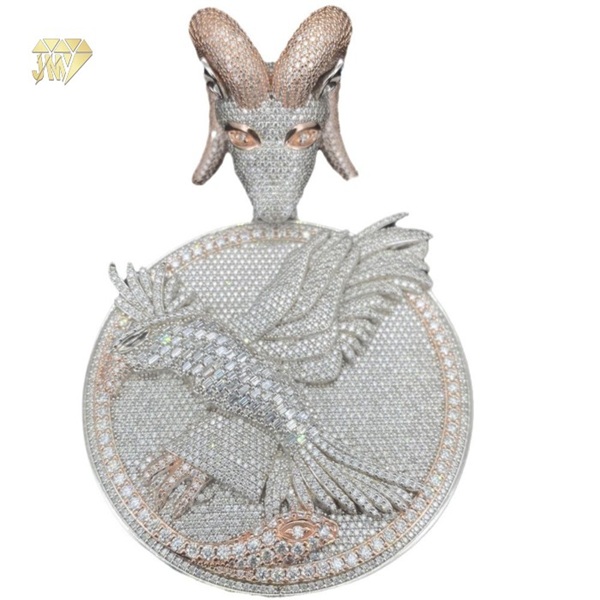 China Custom Pendants Necklace Moissanite OEM Jewelry Factory