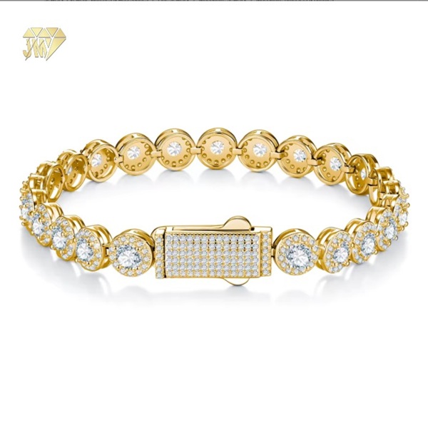 Gemstone Tennis Bracelet 925 Sterling Silver Custom Production Jewelry Manufacturer