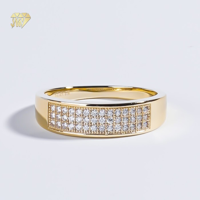 Mens Gold Band Wedding Ring Wholesale Jewelry OEM Production