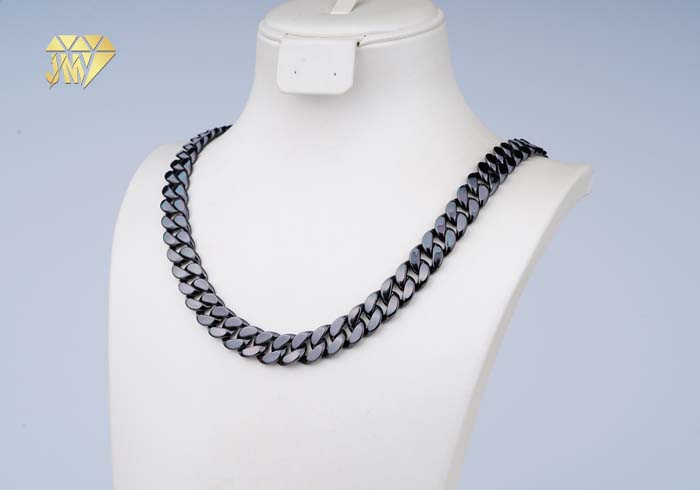 22" moissanite cuban chain
