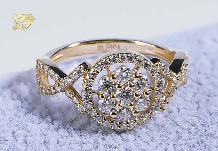 10K Yellow Gold Moissanite Engagement Ring 10K Yellow Gold Moissanite Engagement Ring